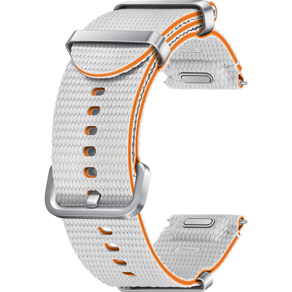 Pasek Samsung Athleisure Band One Click M / L 20mm do Galaxy Watch 4/4 Classic/5/5 Pro/6/6 Classic/7/FE, srebrny